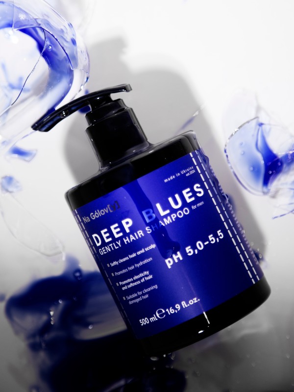 М'який шампунь для чоловіків DEEP BLUES 500мл