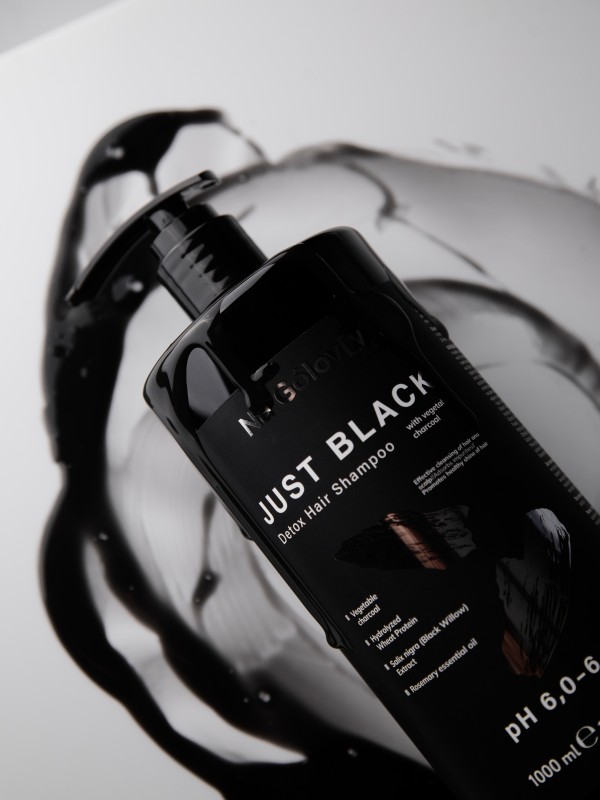 Детокс-шампунь для волосся JUST BLACK 500мл